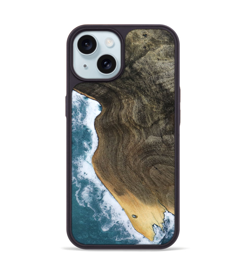 iPhone 15 Wood Phone Case - Spenser (Coastal, 781284)