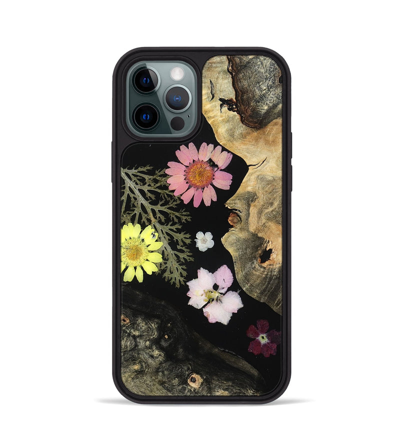 iPhone 12 Pro Wood Phone Case - Mintie (Bloom, 781404)