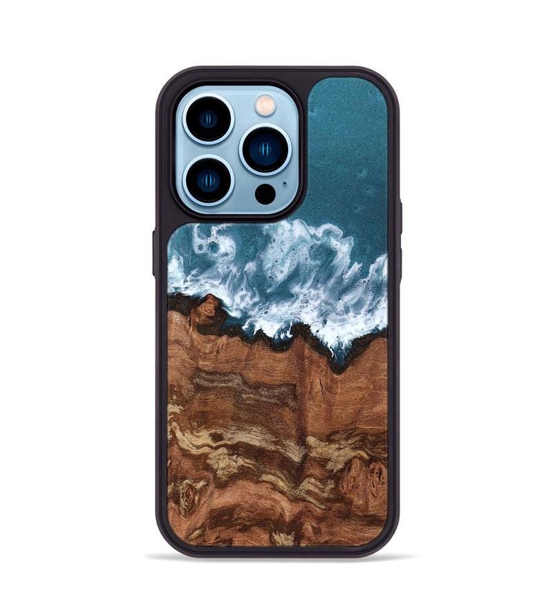 iPhone 14 Pro Wood Phone Case - Marylou (Coastal, 781407)