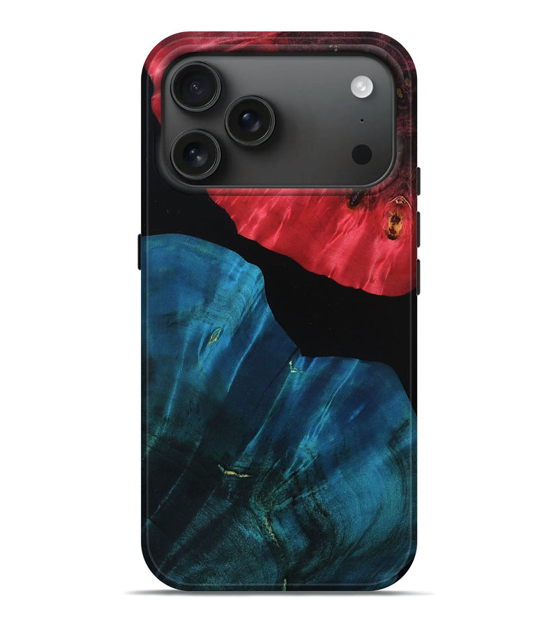 iPhone 17 Pro Max Wood Live Edge Phone Case - Angelia (Wood Burl, 781434)