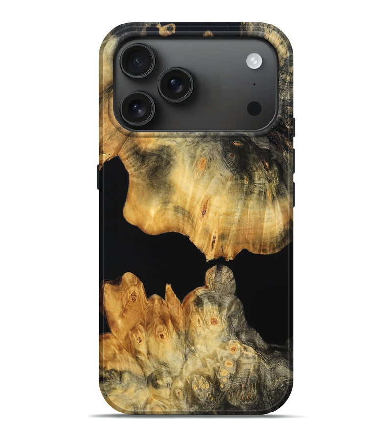 iPhone 17 Pro Max Wood Live Edge Phone Case - Phil (Wood Burl, 781435)