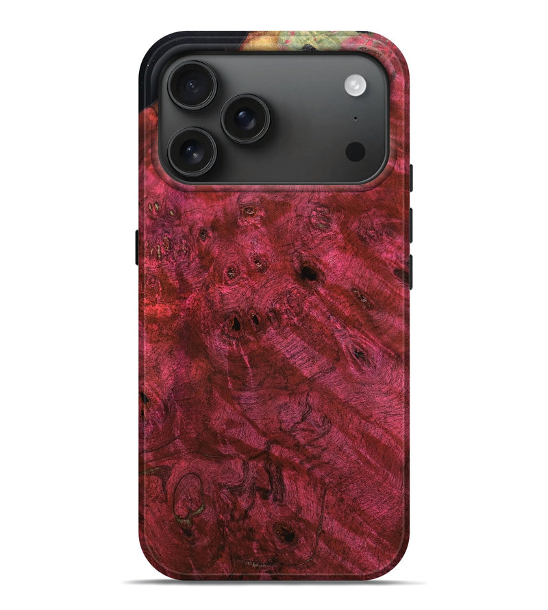 iPhone 17 Pro Max Wood Live Edge Phone Case - Linnie (Wood Burl, 781439)
