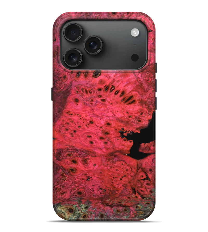 iPhone 17 Pro Max Wood Live Edge Phone Case - Zyon (Wood Burl, 781445)