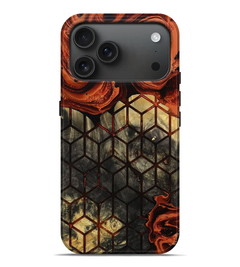 iPhone 17 Pro Max Wood Live Edge Phone Case - Elisha (Pattern, 781452)
