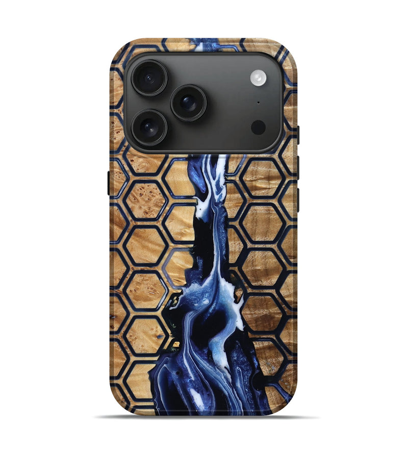 iPhone 17 Pro Wood Live Edge Phone Case - Aria (Pattern, 781457)
