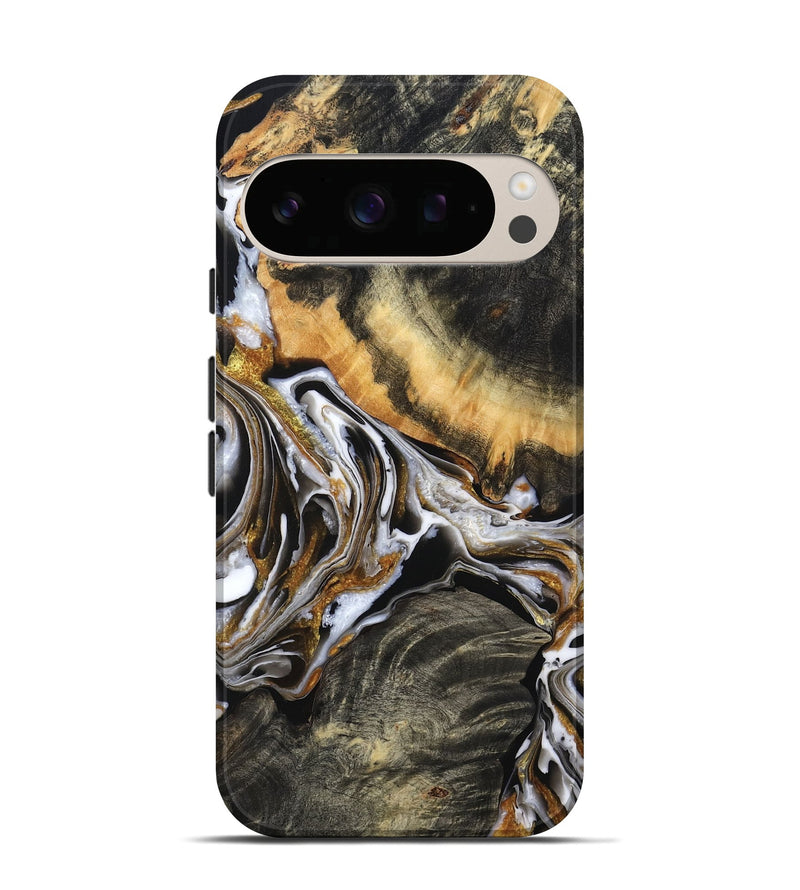Pixel 10 Pro Wood Live Edge Phone Case - Judge (Black & White, 781475)