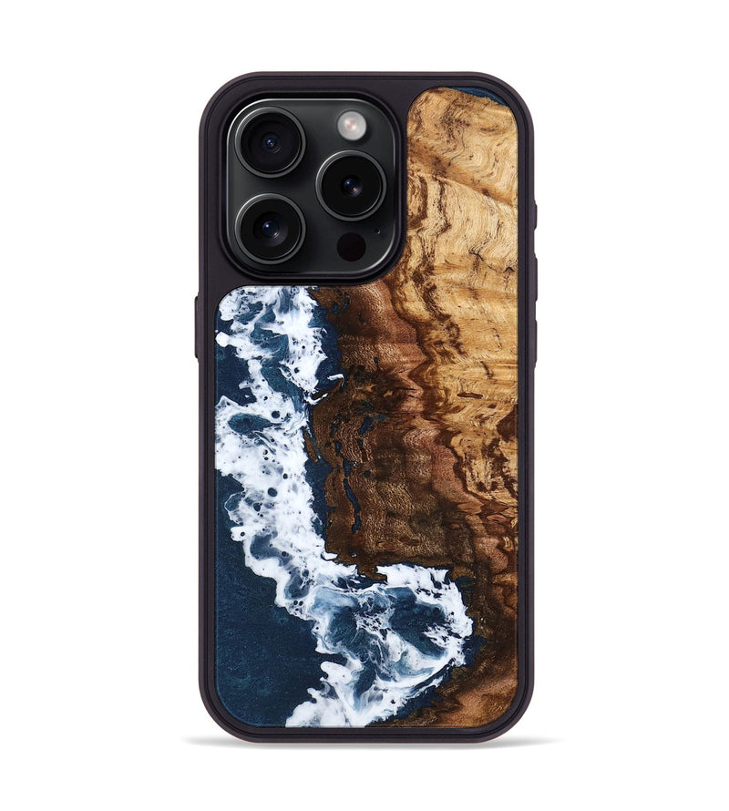 iPhone 15 Pro Wood Phone Case - Rayne (Coastal, 781530)