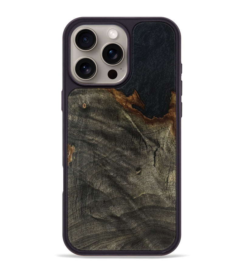 iPhone 16 Pro Max Wood Phone Case - Calvin (Wood Burl, 781545)