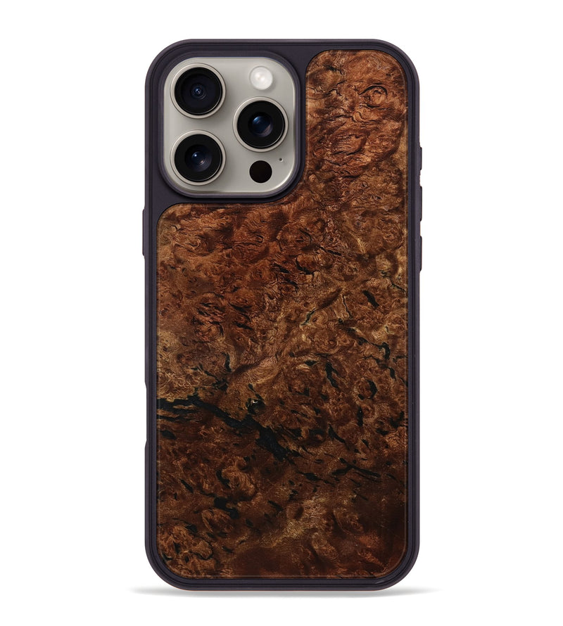 iPhone 16 Pro Max Wood Phone Case - Camille (Wood Burl, 781548)