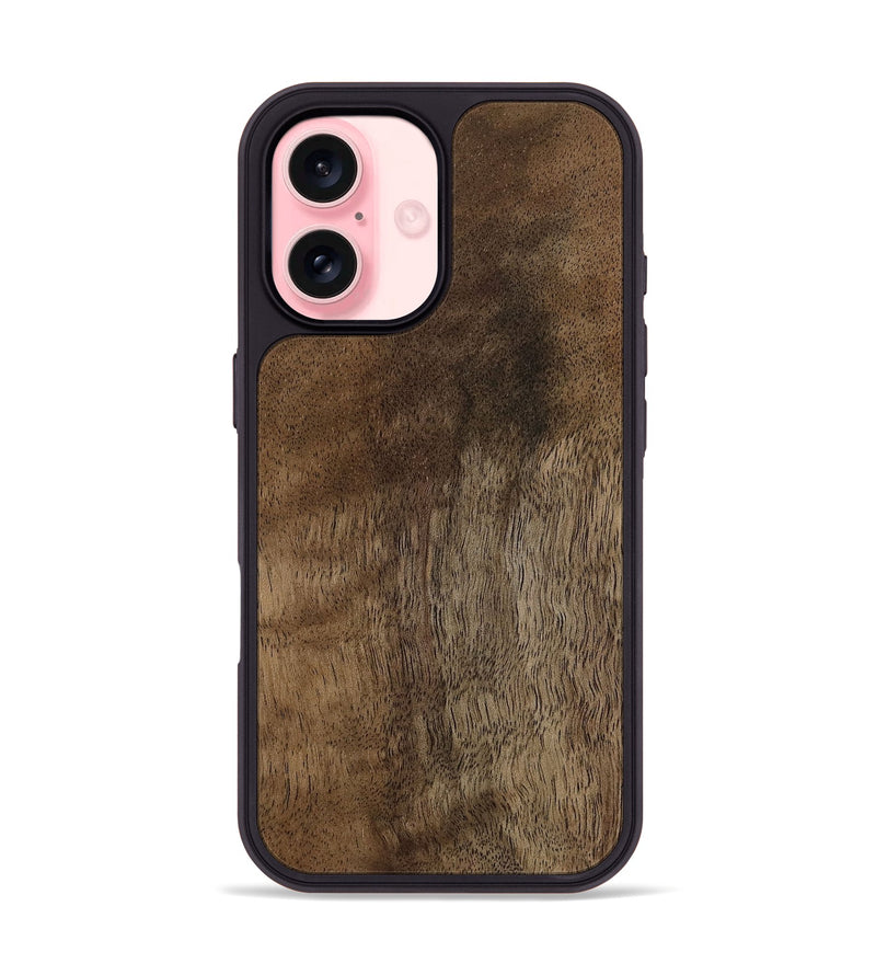 iPhone 16 Wood Phone Case - Briggs (Wood Burl, 781869)