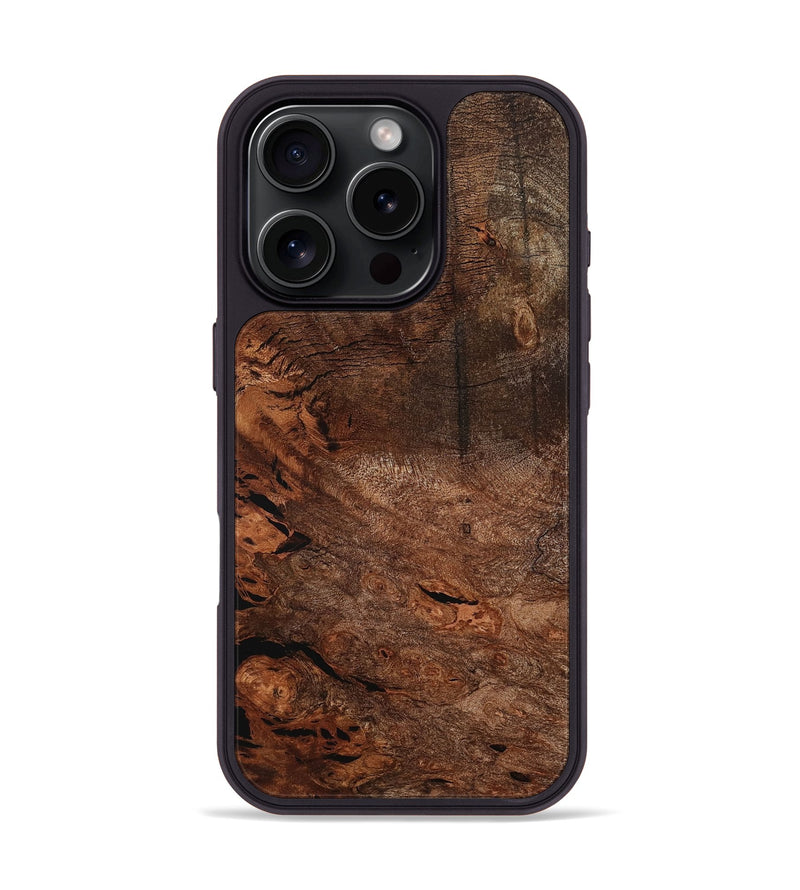iPhone 16 Pro Wood Phone Case - Della (Wood Burl, 781893)