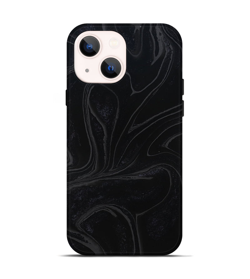 iPhone 14 ResinArt Live Edge Phone Case - Britny (Black & White, 781994)