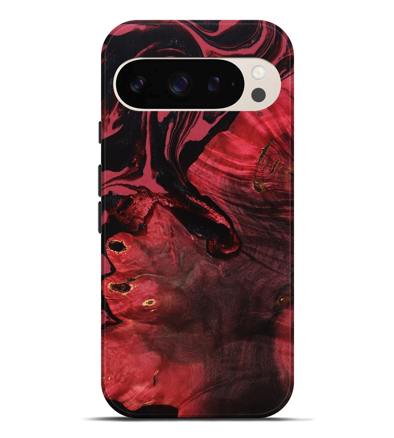 Pixel 10 Pro XL Wood Live Edge Phone Case - Kassidy (Red, 782003)