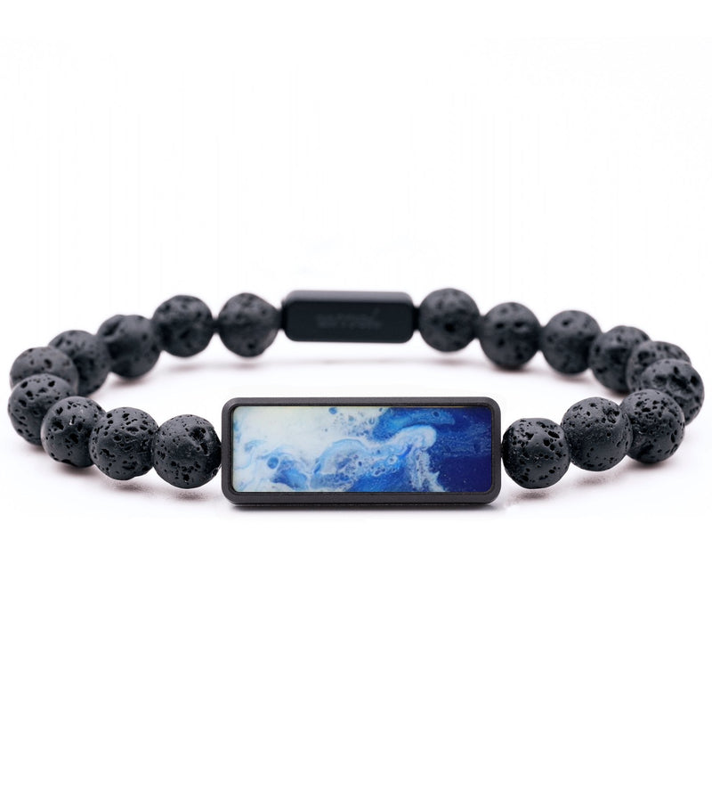Lava Bead ResinArt Bracelet - Quentin (Coastal, 782057)