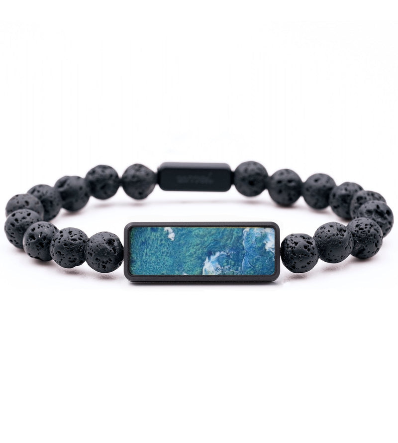 Lava Bead ResinArt Bracelet - Nadine (Coastal, 782079)