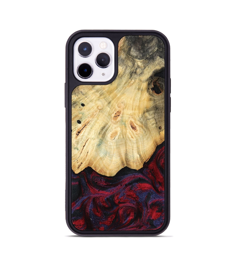 iPhone 11 Pro Wood Phone Case - Zackary (Red, 782201)