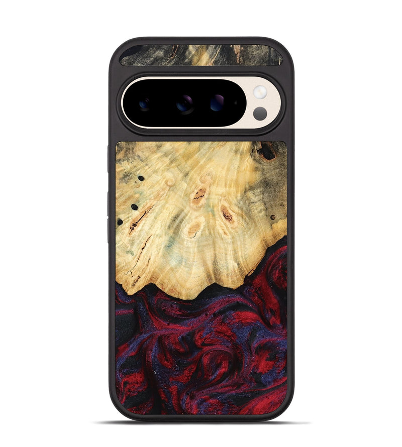 Pixel 10 Pro Wood Phone Case - Zackary (Red, 782201)