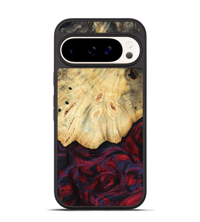 Pixel 9 Wood Phone Case - Zackary (Red, 782201)