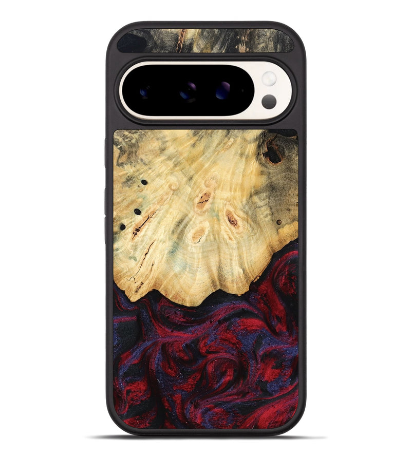 Pixel 9 Pro XL Wood Phone Case - Zackary (Red, 782201)