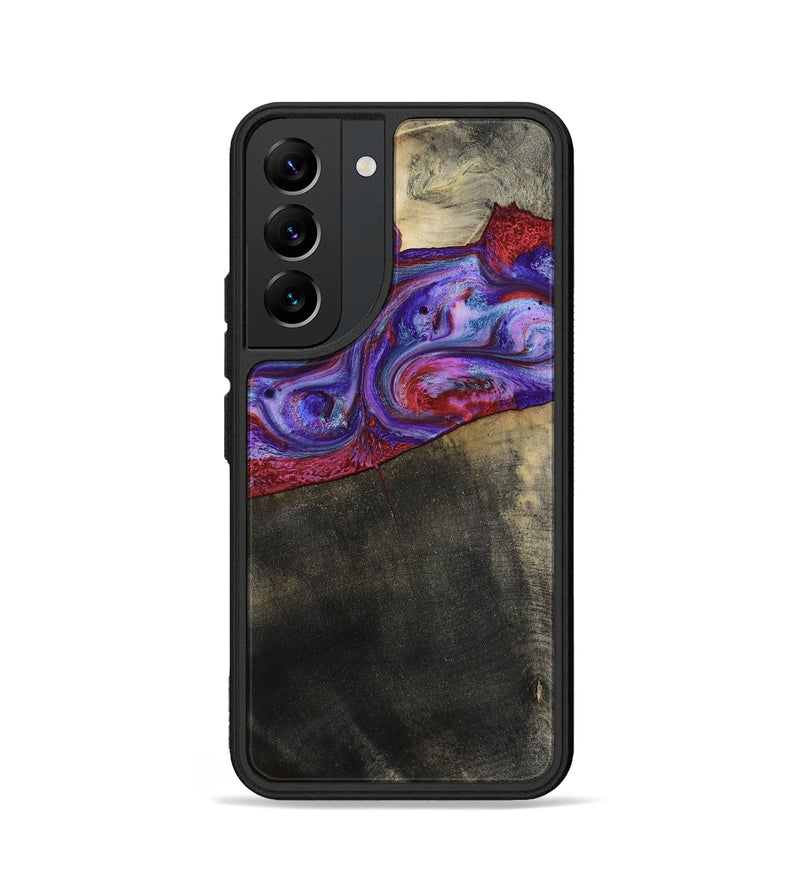Galaxy S22 Wood Phone Case - Candice (Purple, 782284)