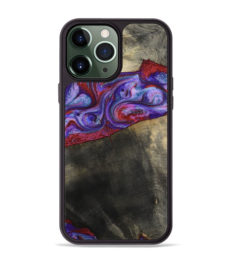 iPhone 13 Pro Max Wood Phone Case - Candice (Purple, 782284)