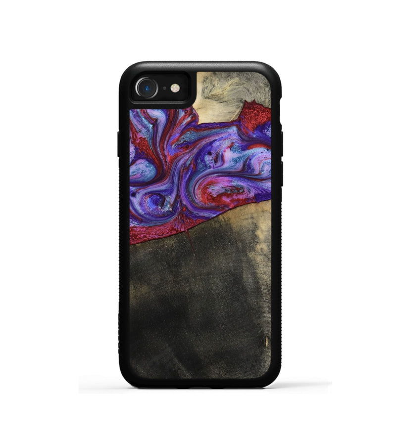 iPhone SE Wood Phone Case - Candice (Purple, 782284)