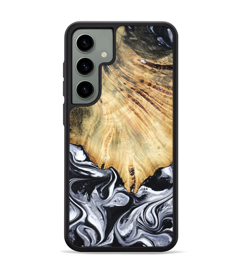 Galaxy S24 Plus Wood Phone Case - Jemma (Black & White, 782289)
