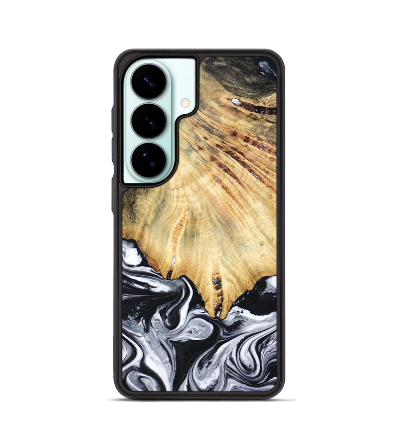 Galaxy S26 Wood Phone Case - Jemma (Black & White, 782289)