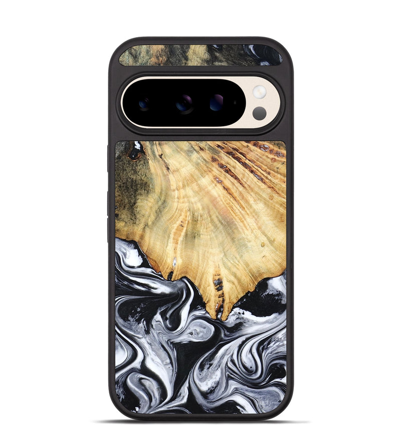 Pixel 10 Pro Wood Phone Case - Jemma (Black & White, 782289)
