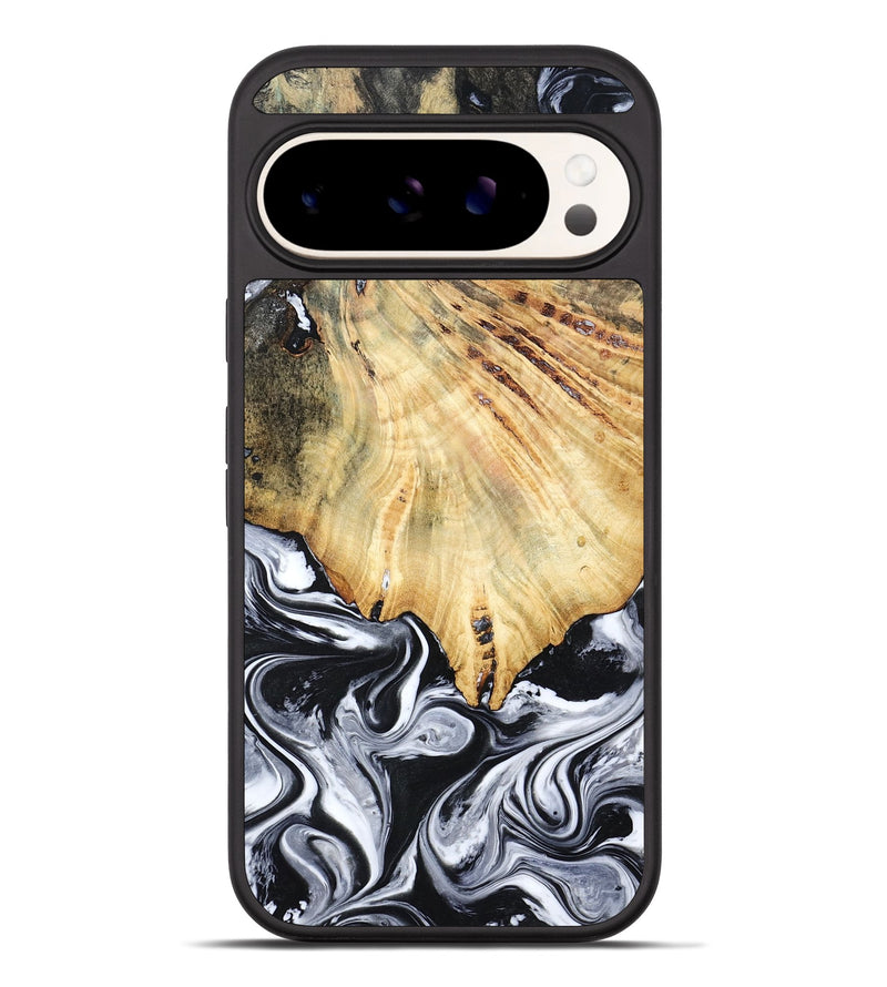 Pixel 10 Pro XL Wood Phone Case - Jemma (Black & White, 782289)