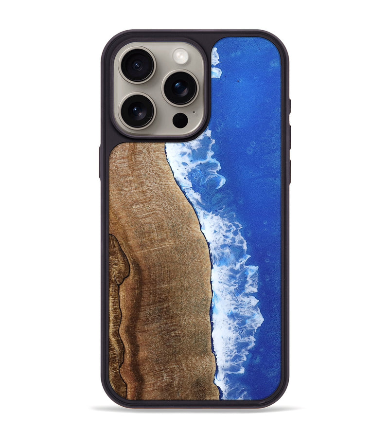 iPhone 15 Pro Max Wood Phone Case - Mylah (Coastal, 782314)