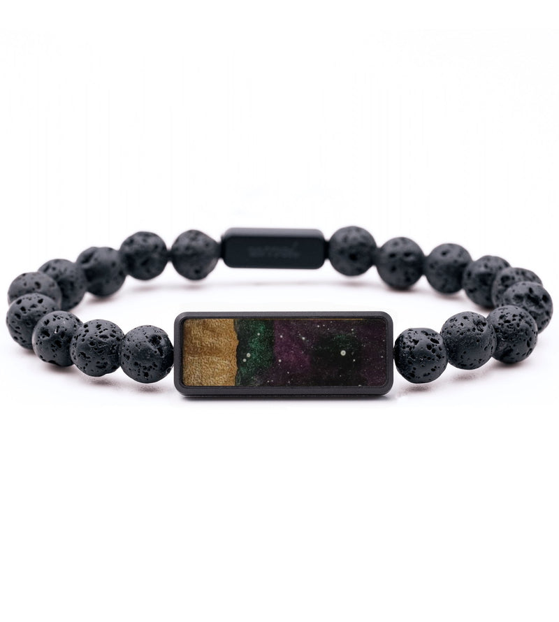 Lava Bead Wood Bracelet - Malia (Cosmos, 782435)