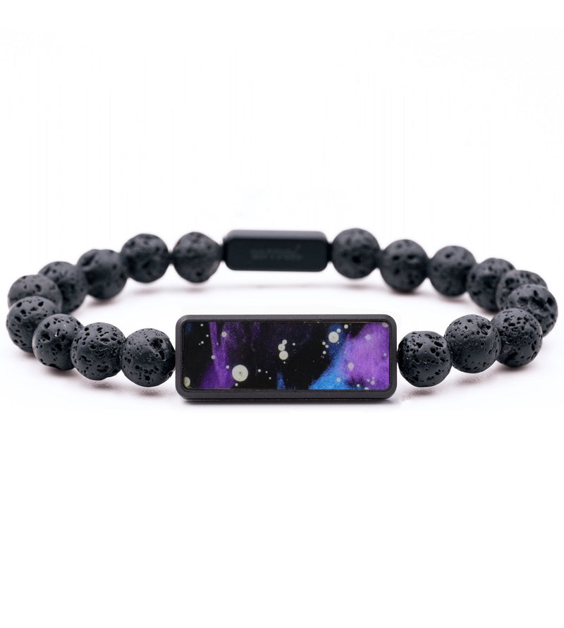 Lava Bead ResinArt Bracelet - Theresa (Cosmos, 782436)