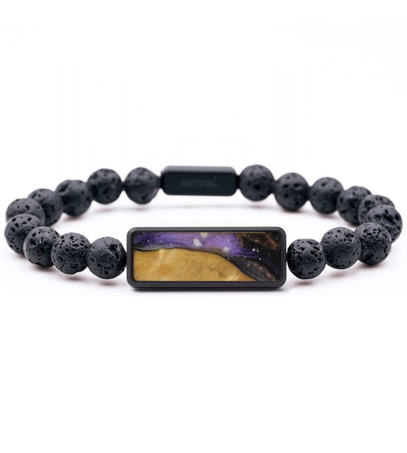 Lava Bead Wood Bracelet - Declan (Cosmos, 782440)