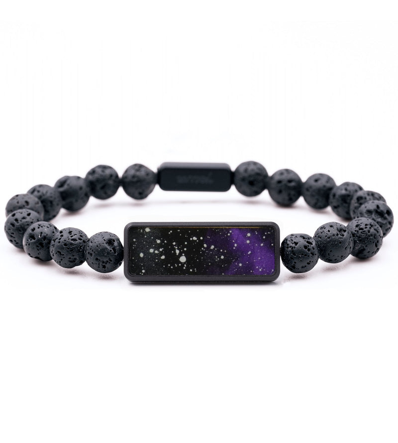 Lava Bead Wood Bracelet - Tricia (Cosmos, 782451)
