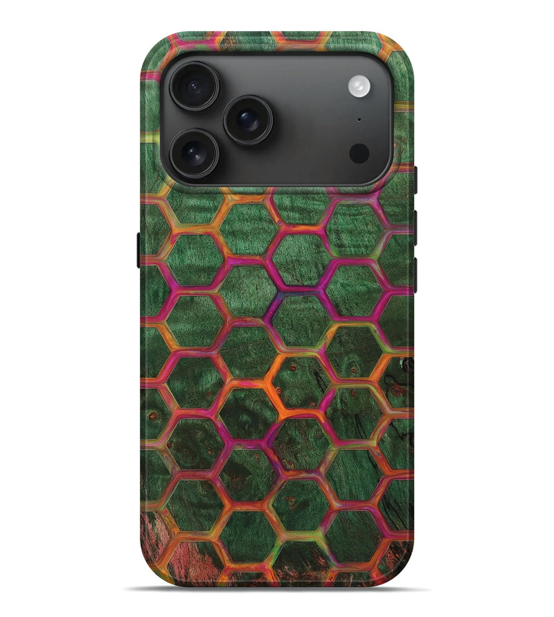 iPhone 17 Pro Max Wood Live Edge Phone Case - Stanley (Vivid, 782534)