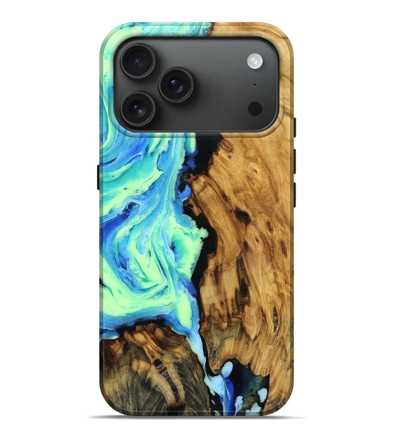 iPhone 17 Pro Max Wood Live Edge Phone Case - Kamden (Vivid, 782543)