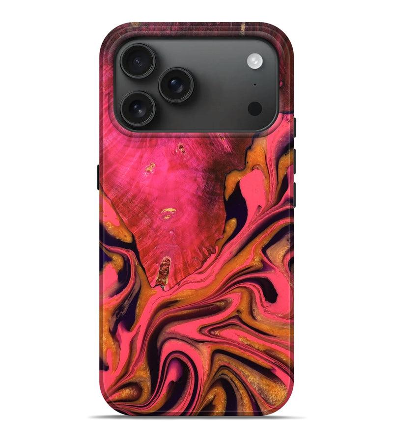 iPhone 17 Pro Max Wood Live Edge Phone Case - Angelo (Vivid, 782552)