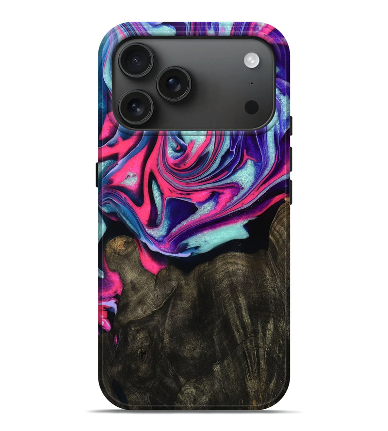 iPhone 17 Pro Max Wood Live Edge Phone Case - Alden (Vivid, 782560)