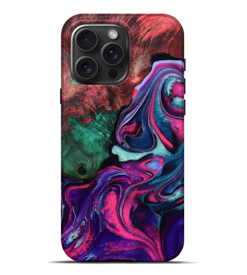 iPhone 16 Pro Max Wood Live Edge Phone Case - Taylor (Vivid, 782561)