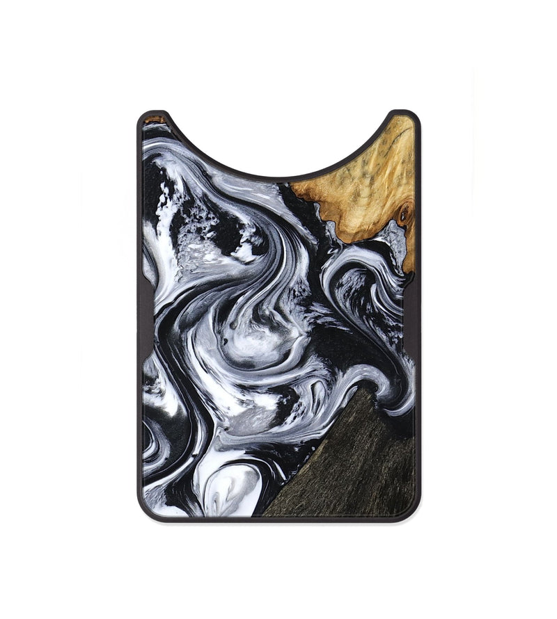 Alloy Wood Wallet - Dominic (Black & White, 782779)
