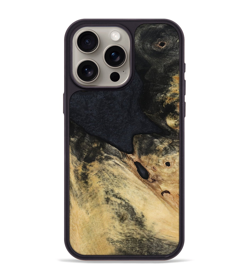 iPhone 15 Pro Max Wood Phone Case - Kaylen (Wood Burl, 782801)
