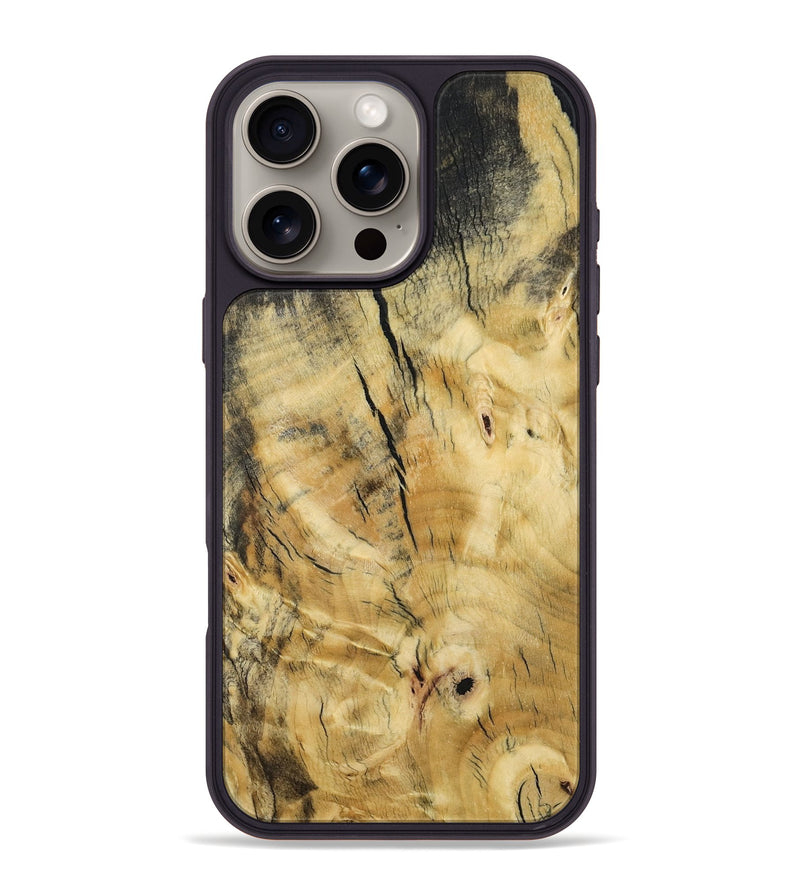 iPhone 16 Pro Max Wood Phone Case - Ismael (Wood Burl, 782804)