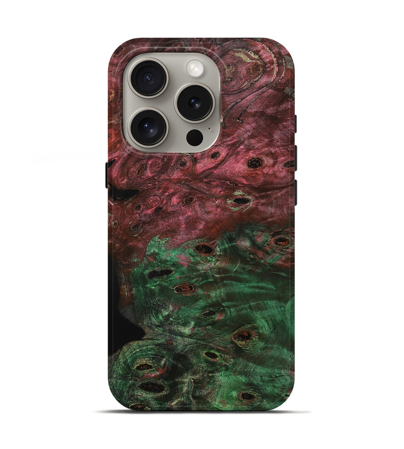 iPhone 16 Pro Wood Live Edge Phone Case - Tomas (Wood Burl, 782906)