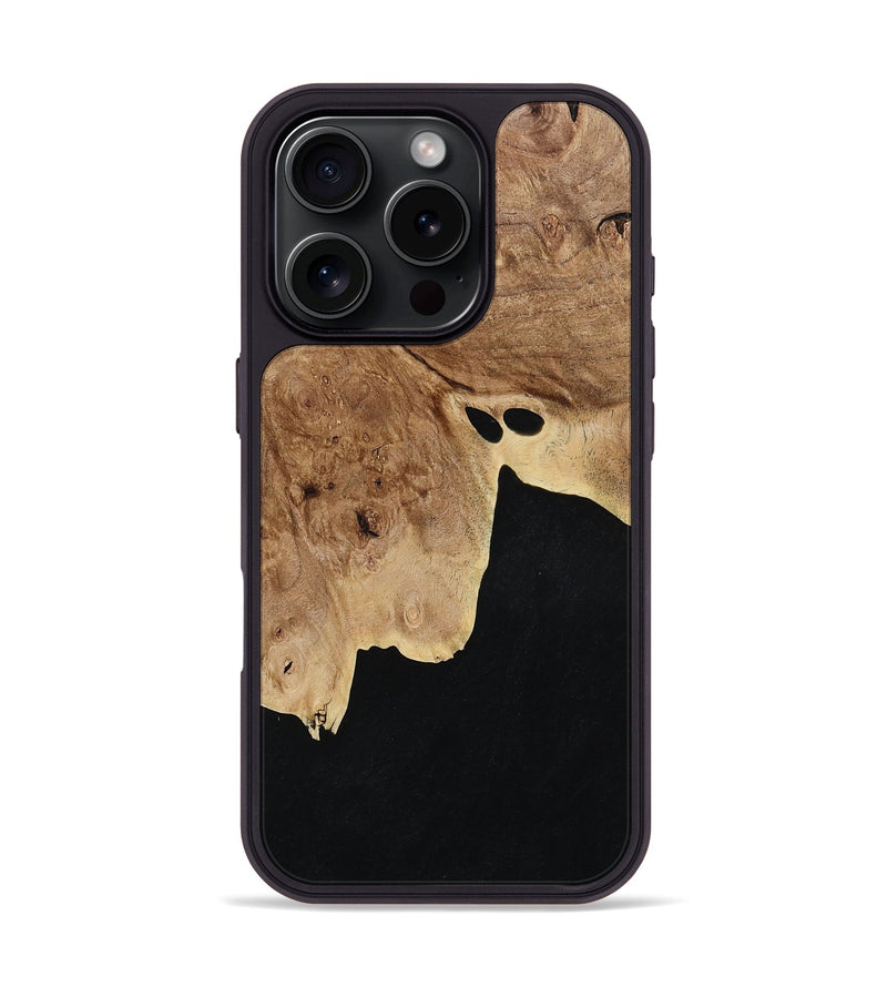 iPhone 16 Pro Wood Phone Case - Michel (Wood Burl, 783081)