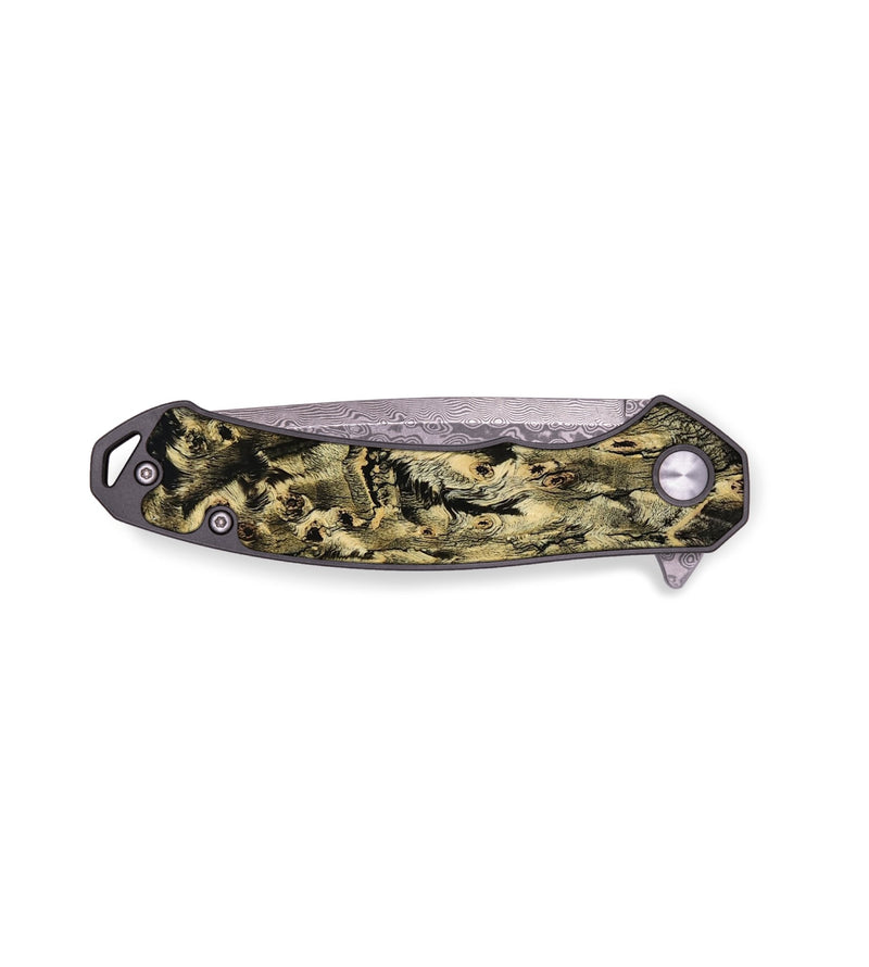 EDC Wood Pocket Knife - Erich (Wood Burl, 783084)