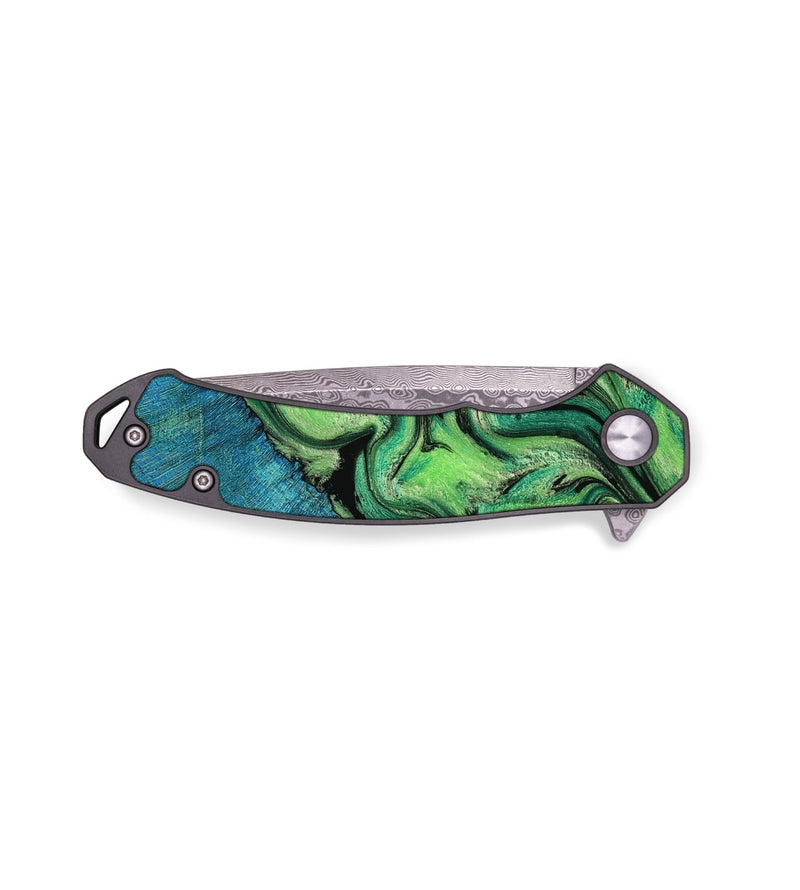 EDC Wood Pocket Knife - Doris (Green, 783108)