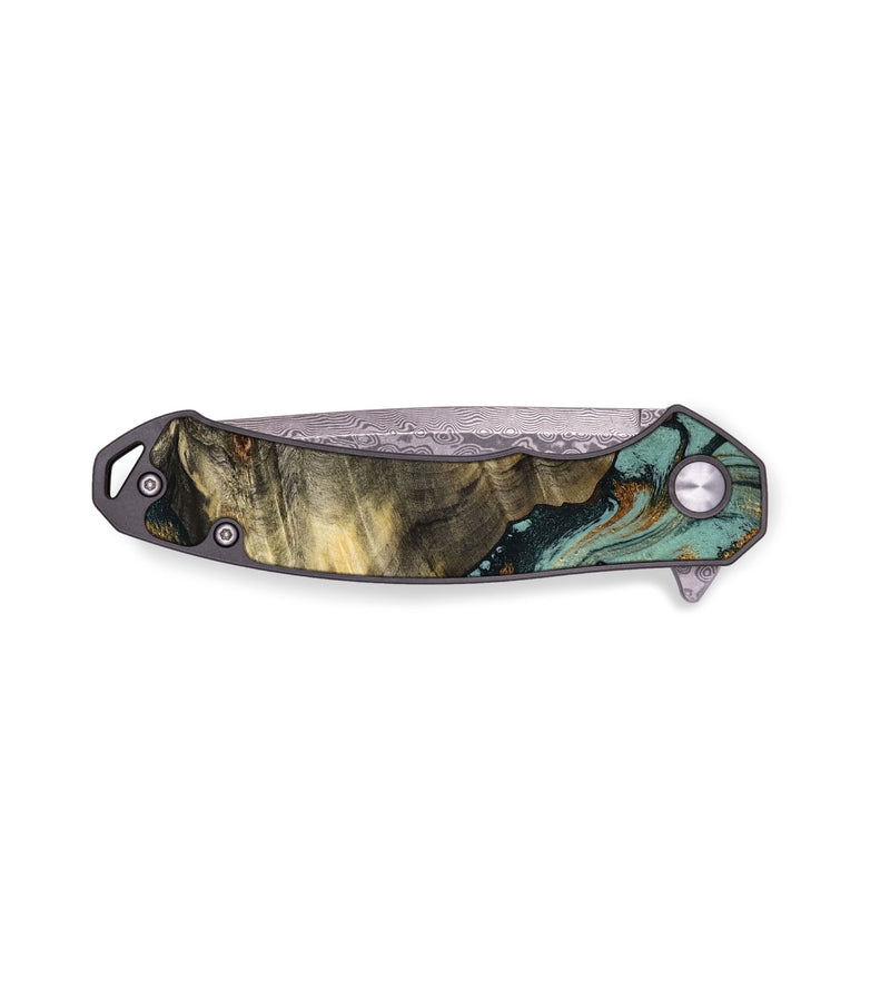 EDC Wood Pocket Knife - Gaige (Green, 783129)