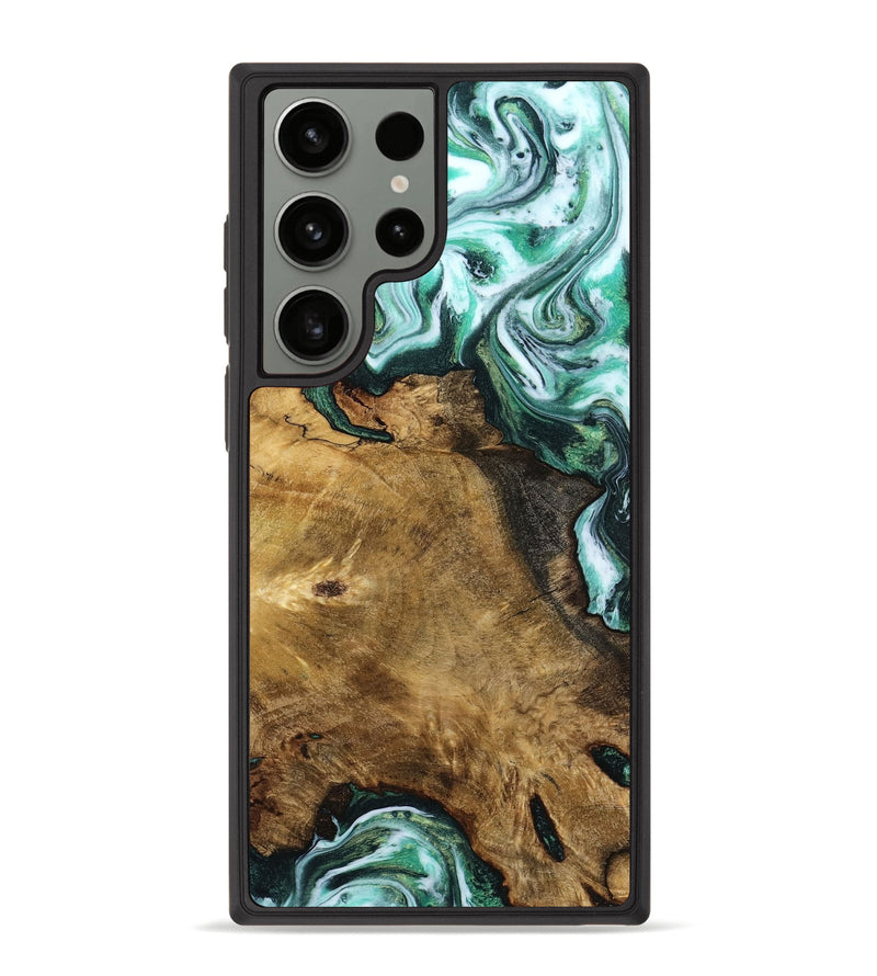 Galaxy S23 Ultra Wood Phone Case - Maren (Green, 783130)