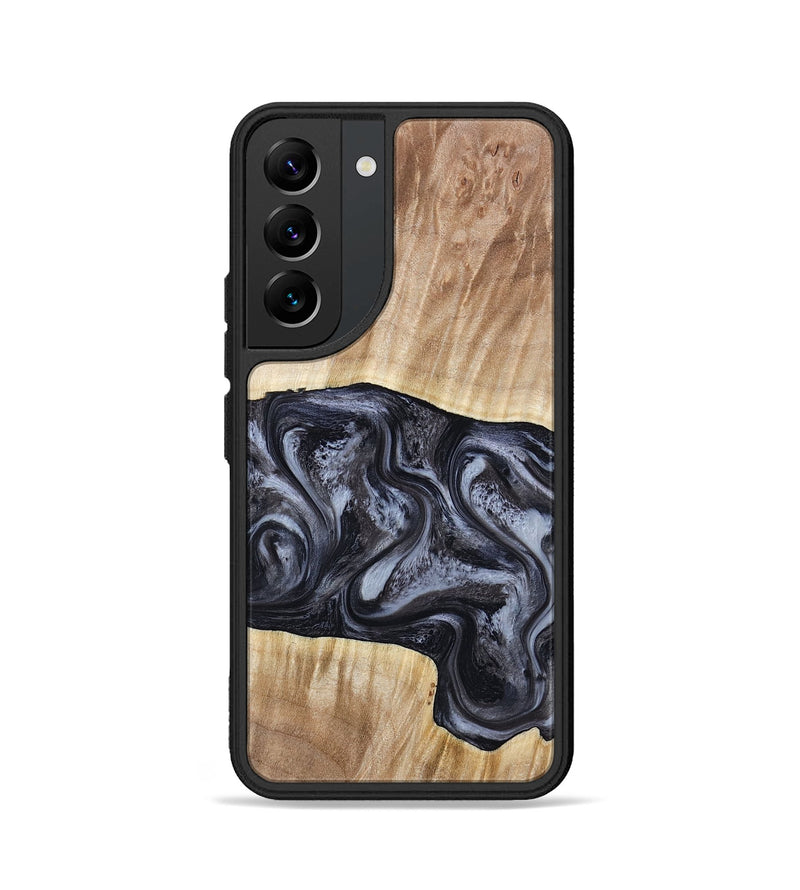 Galaxy S22 Wood Phone Case - Shakira (Black & White, 783137)